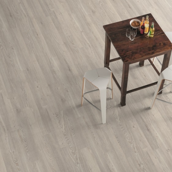Ламинат EGGER Comfort Classic 33кл 8мм 4-v EC2040 Дуб Кортон белый изображение 6